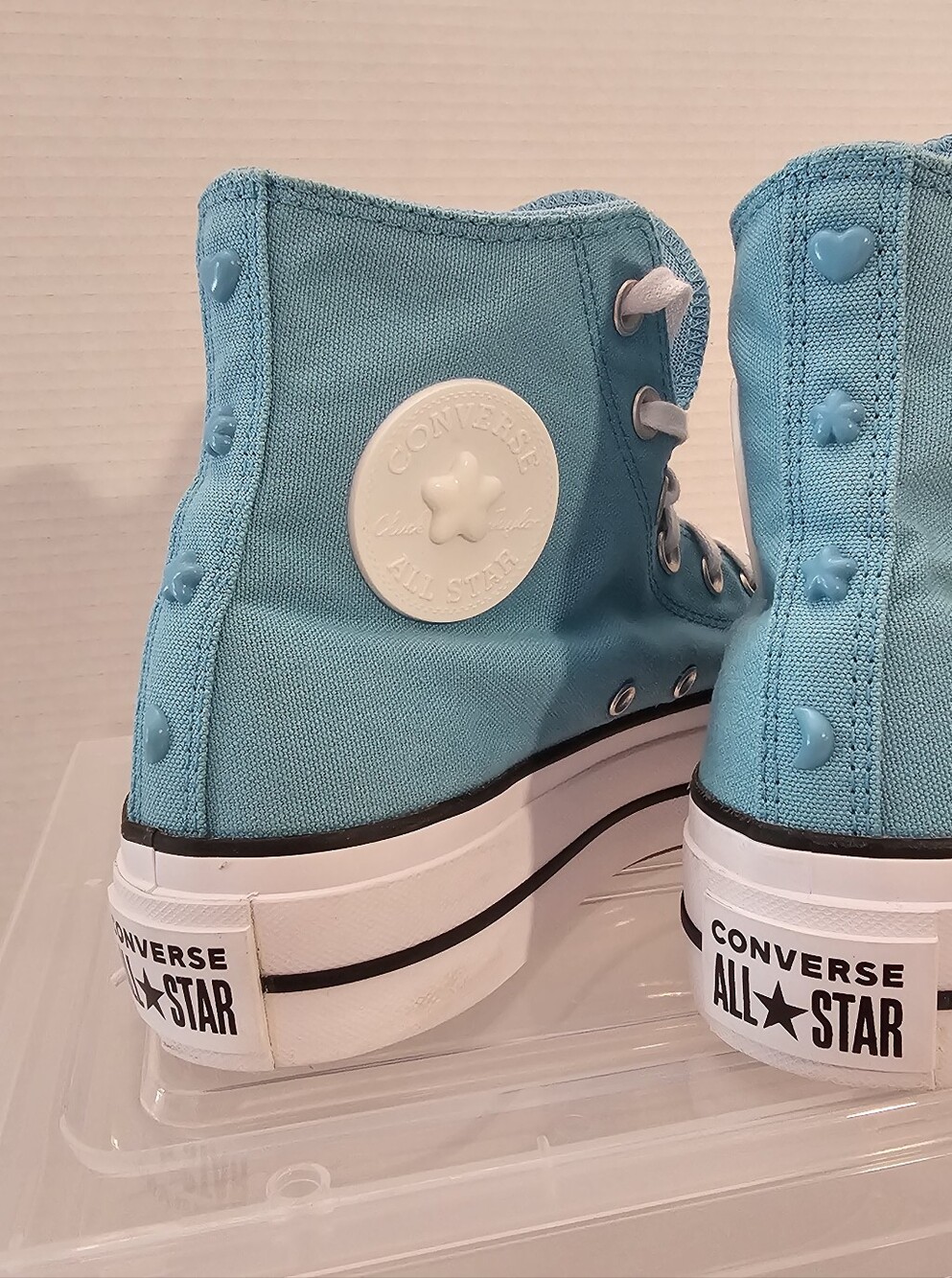 Converse Chuck Taylor All Star Lift Platform Stars high-tops "Ocean Drip"